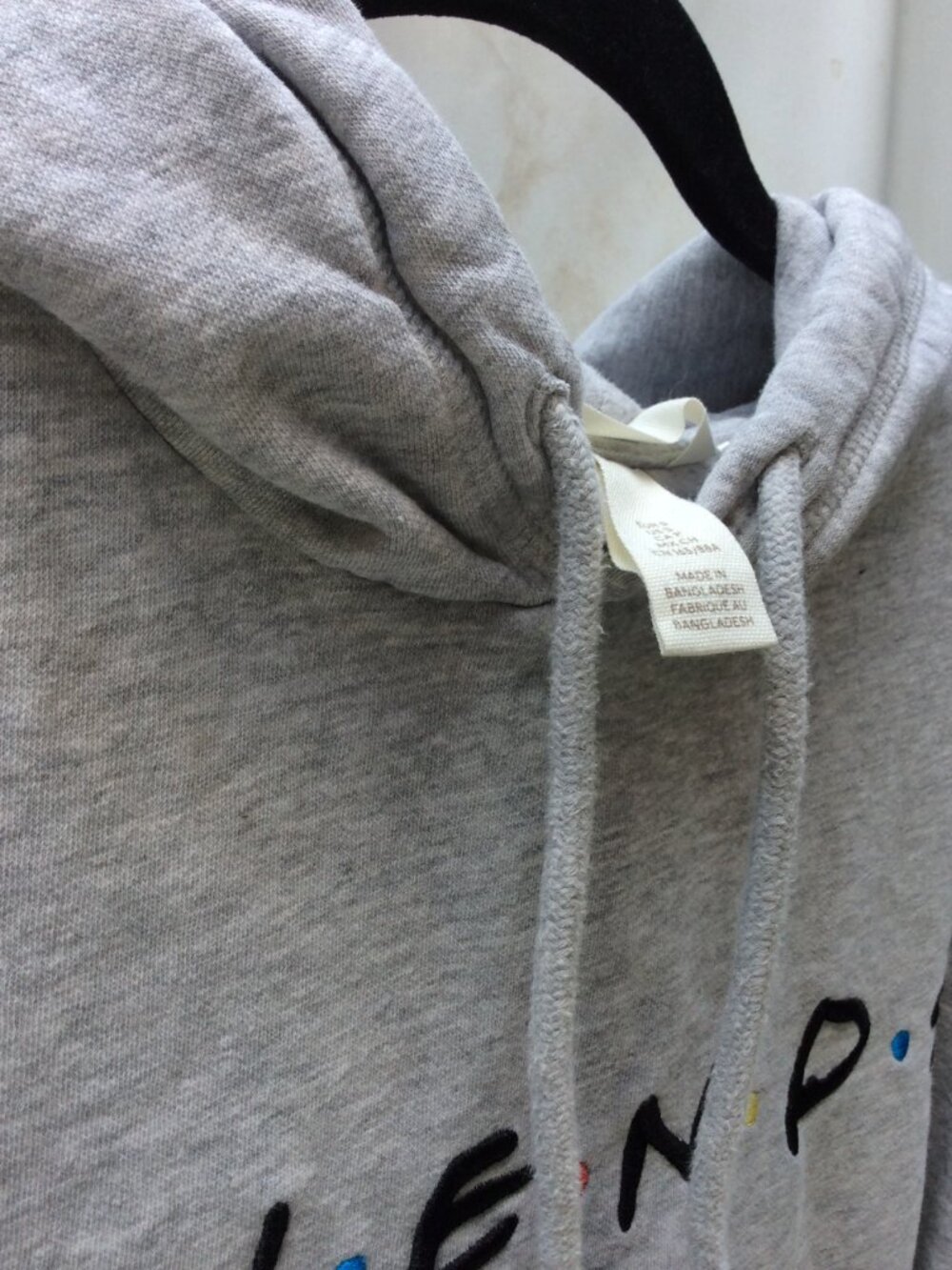 H&M Grey "Friends" TV Show Hoodie Size S - Picture 2 of 3